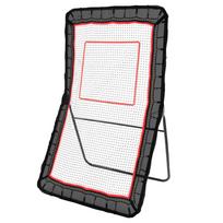 VEVOR Lacrosse Rebounder for Backyard, 1219.2 x 2133.6 mm Volleyball Bounce Back Net, Pitchback Throwback Baseball Softball Return Training Screen 128 x 105 x 202 cm