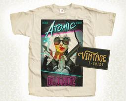 Atomic Blonde V3 TShirt Vintage Natural color Men's TShirt DTG Digital Print SIZES S M L XL 2XL 3XL 4XL 5XL 140 beige