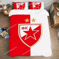 Red Stars of Belgrade Quilt Cover Multiple Sizes Bedding Pillowcase 220x240 Duvets 240x260 Comforter Sets Duvet Cover 260x240 EU Single 135*200cm/53x79in 3pcs red