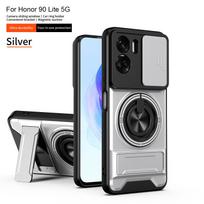 For Honor 90 Lite Case Honor 90 Lite Cover Honor 90 Lite Phone Case Magnetic Holder Military Armor Camera Protection Cover Honor 90 Lite white