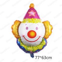 8pcs Clown Theme Birthday Party Balloon Set Circus Animals Foil Balloons Cartoon Animal Kindergarten Classroom Decor Baby Shower OTHER yellow