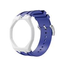 Adjustable Sport Watch Strap for Swatch X APRoyal Pop Quick Release Watches Straps Soft Watchband Bracelet for Women Men white