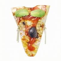 Pizza Slice Costume Funny All Genders for Parties, Stage Shows beige