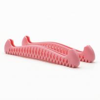 Durable Ice Skate Blade Cover Protective Guard Adjustable pink