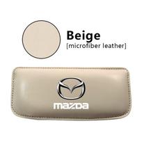 Car Knee Pad Interior Pillow Comfortable Cushion Memory Headrest Leg Soft Elbow for Mazda Car Doods 323 626 CX-3 5 9 RX-8 MX5 30 smėlis