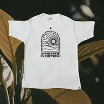 Appreciate Everything Tshirt, Spiritual Eckhart Tolle Quote, Boho Style, Yoga & Meditation, Organic, Handmade, Bamboo Tee L black