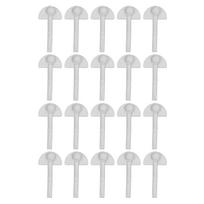 20Pcs Bee Water Feeder Duck Bill Durable Material Use Safety Convenient Large Accommodation Space gray