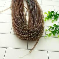 10m Spalvotas tinklinis vamzdelis Virvė 4mm 8mm Tinklelis Vamzdelinis Krinolino Vamzdelis Vestuvinės Suknelės Sijonas Drabužių Tinklelis PASIDARYK pats Gamybos Amatų Aksesuarai black