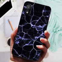 TCL K70 SE dėklas NAUJAS TPU silikoninis smūgiams atsparus katės telefono dėklas, skirtas TCL K70 SE 4G K70SE, paprastas, su aliejumi spausdintas, minkštas dėklas TCL K70 SE blue