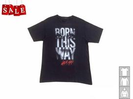 Hot Lady Gaga Born This Way Gift For Fans Black S235XL TShirt LL347 Unisex T-Shirt S black