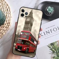 London Red Bus Big Ben Phone Case For iPhone 16 Pro 11 12 13 14 15 Pro Max Mini XS X XR 7 8 16 Plus Cover Coque iPhone 13