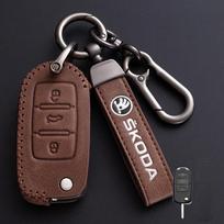 MBLH7 Automobilio Nuotolinio Raktų Pakabuko Dėklas Dangtelis Apsauginis Laikiklis Korpusas Skoda Octavia A5 A7 Fabia Superb Kodiaq Karoq Automobilio Raktų Pakabuko Aksesuarai black
