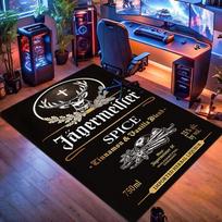 Jägermeister Splash: Bold Vibrant carpet Suitable for all seasons Living room and bedroom mats Art Office chair cushion Doormat 80x120cm( 31x47in)