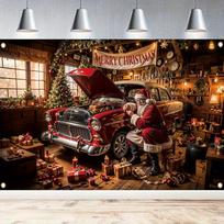 1Pcs Christmas Garage Repair Decoration Background bedroom Backdrop Decorations For Photo Studio Photo Booth Christmas Party 230x180cm brown