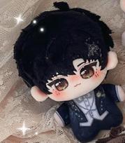 Meilė ir kosmoso vestuvių serija Rafayel Xavier Zayne Caleb Cosplay pliušinė lėlė animacinio personažo minkštas žaislas gimtadienio dovanai 10cm gray