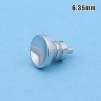 Nerūdijančio plieno garso apsauginiai kamštukai prievadams 3,5 mm/4,4 mm/6,35 mm lizdams - Tinka Hifi grotuvams, DAC, La 6.35mm gray
