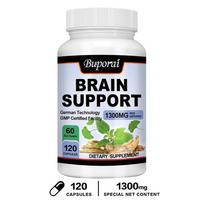 Buporai – Ginkgo Biloba, Ginseng, and Bacopa Complex Capsules – Brain and Nerve Health 120*1