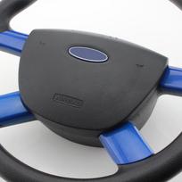 Automobilio vairo panelės apdailos lipdukai Ford Focus 2 MK2 2005 - 2011, 4 vnt., dekoratyvinis dangtelis, interjero aksesuarai mėlyna
