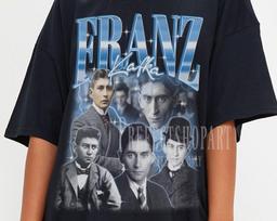 Franz Kafka Retro Shirt, Metarmorphosis, Kafkaesque Shirt, Franz Kafka 90's Vintage Homage Shirt, Modernism 120 gray