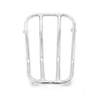 Rear Luggage Rack with Footrest for VESPA Sprint 150 / GTS 300 – Passenger Backrest Support Silver 150