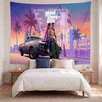 Grand Theft Auto (1) Art Wall Hanging Tapestry for Home Bedroom Living Room Decor Great Gift Idea 150cmx200cm