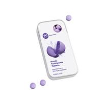 Oral cleaning toothpaste tablets, portable and convenient for carrying around, for cleaning teeth, with a minty, refreshing breath 63g gray