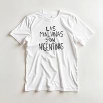 Las Malvinas Son Argentinas Shirt | Argentina Pride Retro Tee | Handwritten Text T-Shirt | Diaspora Gift 120 white