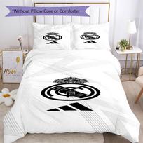 Real Madrid Bedding Set Breathable Duvet Cover With Pillowcases Home Decoration Birthday Gift 140cmx200cm