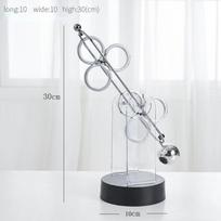 Fizikos mokslas Newton Pendulum Šiaurės šalių namų dekoravimo priedai Modernūs metaliniai Maglev Balansiniai kamuoliukai Biuro stalo dekoras Dovanos