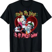 DC Comics Batman Joker To Harley T-Shirt XXXXXL įvairiaspalvis