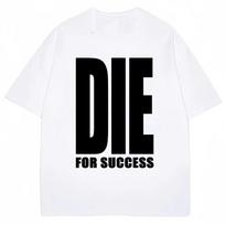 PavasarisVasara Y2K Sėkmės Raštas Spausdintas Medvilninis Laisvas Trumpomis Rankovėmis Apvaliu Kaklu Vyriški ir Moteriški Laisvalaikio Mados T-shirt L white