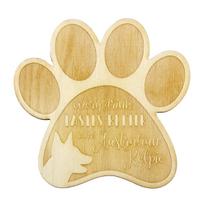 Australian Kelpie, Barb, Farmer Dog - Mug coaster, engraved coaster with dog, gift for dog lover by Art-Dog brand