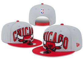 Chicago Bulls kryžiuotos bulių siuvinėtos kepurės su snapeliu, unisex korėjietiško stiliaus beisbolo kepurė Adjustable gray