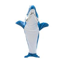 Shark Blanket Hoodie Adult, Shark Blanket Super Soft Cozy Flannel Hoodie, Wearable Shark Blanket Adult or Shark Sleeping Bag