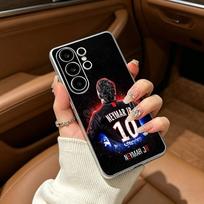 Brasil -10-N- Neymar Clear Soft Silicone Phone Case forSamsung S25, S24, S21, S22, S23, S30, Ultra, S20, Plus Samsung S10plus black