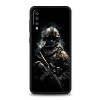 Military Army Special Forces Case For Samsung A56 A36 A26 A24 A12 A14 A16 A50 A70 A20E A22 A40 A34 A54 A42 A52 5G A04s A06 Cover Galaxy A42 5G black