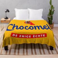 Chocomel šokoladinis pienas Nyderlandai Mesti pledai Šildantys kelionei Dekoratyviniai sofai Minkšti languoti miegamieji sofos Pledai Size: 100*150cm, Weight: 280 GSM