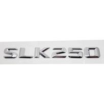 Automobilio galinės raidės Lipdukai Bagažinės emblema Mercedes Benz SLK55 SLK63 SLK200 SLK230 SLK250 SLK280 SLK300 SLK320 SLK350 white