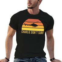 Charlie Dont Surf Tshirt T Shirts Designer T Shirt Unisex Luxury Unisex T Shirt Cotton High Quality Tshirt 4XL black