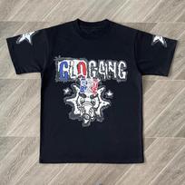 Premium Glo Gang Cotton TShirt With Stylish Print Streetwear Fashion Soft Fabric For Unisex And Unisex Summer Wear L gray
