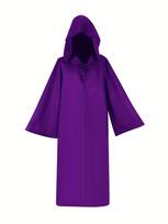 Helovino apsiaustai Suaugusiems Vaikams Ilgi apsiaustai Cosplay kostiumai Ragana Raudonas Juodas Violetinis Žalias Mirties nešėjo apsiaustas Moterims Vyrams S blue