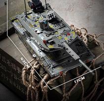 KF51 Panther Tank Building Block Model 96001 Military Vehicle Bricks Toy for Adult Collection Home Decoration Gift NO BOX white