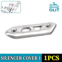 For CFMOTO 450MT Exhaust Pipe Guard CF Moto 450 MT Muffler Anti-scald Plate Protective Shell Motorcycle Original Parts 1 white