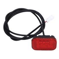 Red Scooter LED Tail Light for Kukirin G2 Pro DB Electric Scooter Night Riding raudona