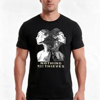 Nothing But Thieves Tshirt Summer Casual Cotton Tee Oversized Streetwear Tops Vintage Graphic Print Loose Fit Short Sleeve 4XL black