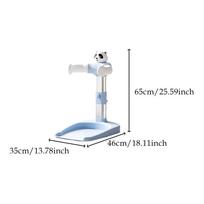 Baby Shower Stand Portable Comfortable Bath Support for Boys Girls White white