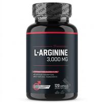 L-argininas 3000 mg, Azoto oksido papildas, 120 kapsulių 1pack