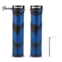 Ergonomic Design MTB Handlebar Grips 1 Pair Soft Rubber Cover Camouflage Print Anti-Skid Bicycle Non-tangling Palm Bike