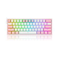 Redragon K617 Fizz Rgb Wired Mechanical Keyboard White-Pink 1 Pc