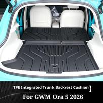For ORA 5 2026 All-Weather TPE Cargo Liner One-Piece Non-slip Waterproof Trunk Mat Boot Tray Carpet Accessories